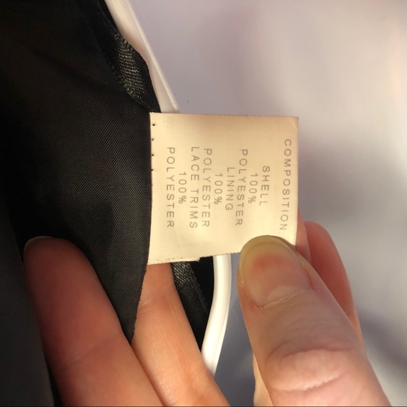 Unitedwood Black Asymmetrical Lace Cocktail Dress - Picture 12 of 12